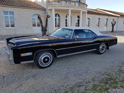 Location mariage Cadillac Eldorado photo chateau